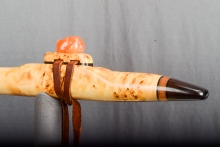 Yellow Cedar Burl Native American Flute, Minor, Mid A-4, #N25A (3)